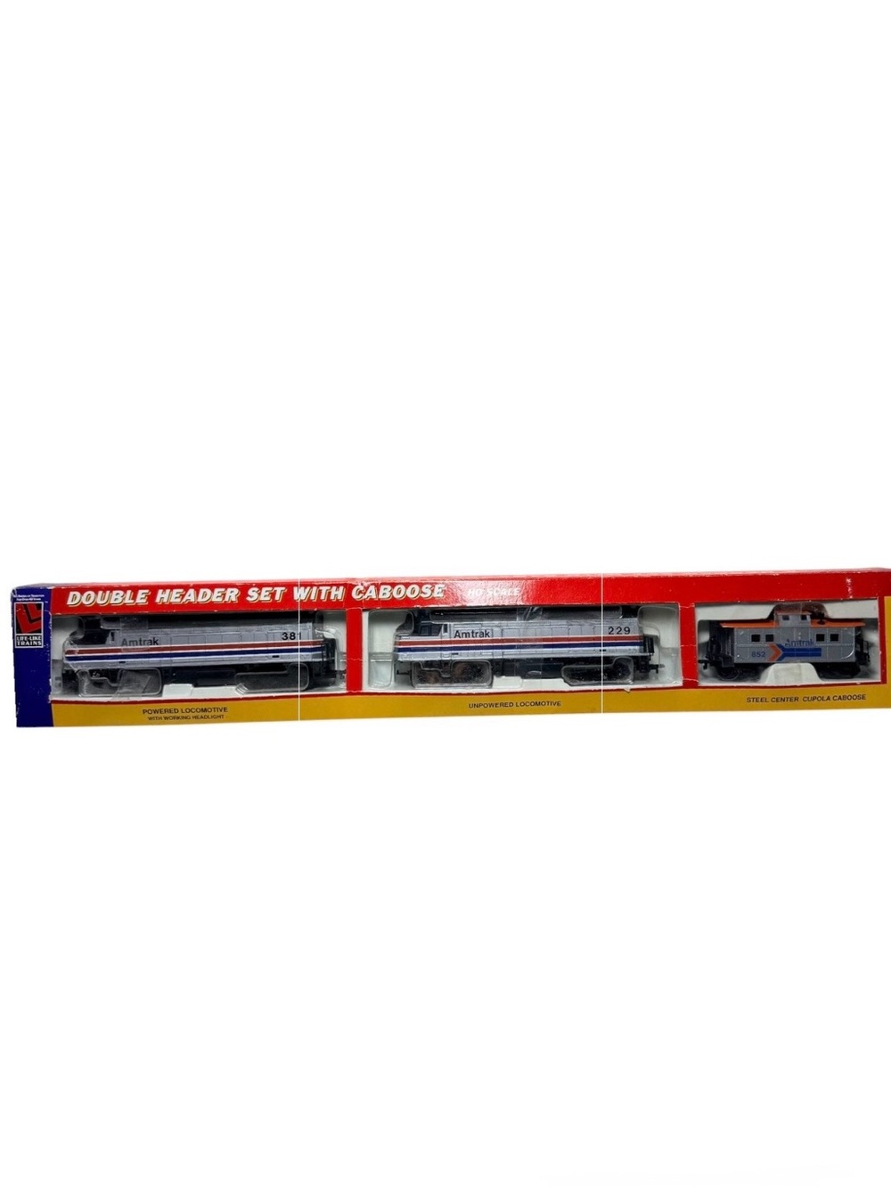 NIB Vintage Life-Like HO Scale Amtrak Train Expansion Set 8401